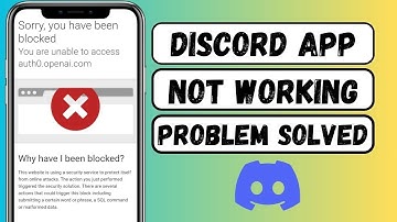 Sorry You Have Been Blocked Discord | You Are Unable to Access Discord.com Fix