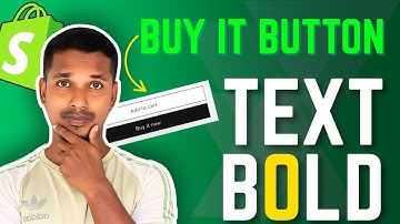 How to Make “Buy It Now” Button Text Bold in Shopify | Easy Shopify Customization Tutoria