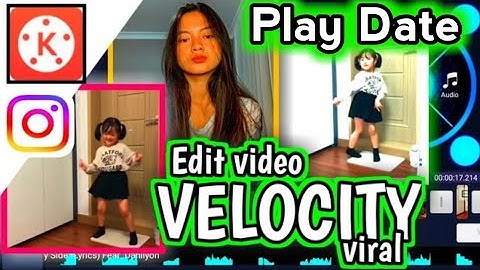 CARA EDIT VIDEO VELOCITY || KINEMASTER TUTORIAL