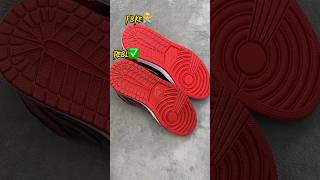 Real Vs Fake Patent Bred Jordan 1 #sneakerhead #sneakers #viral