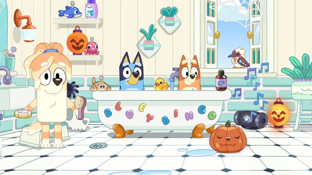 Bluey: Halloween Shower 04 - YouTube