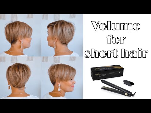 Video: Kurzes dickes Haar glätten (mit Bildern)