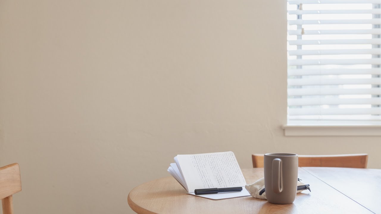 A quiet productive morning alone