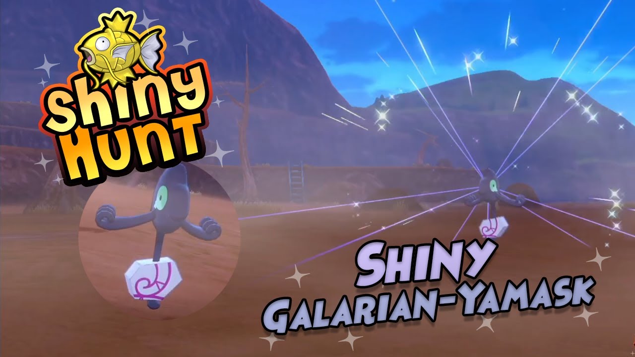 [LIVE] SHINY GALARIAN YAMASK after only 109 encounters in Pokémon Sword ...
