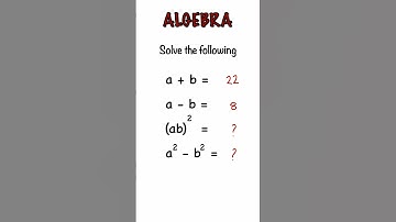Solving Algebraic Expressions #maths #basicproblems #mathstricks #mathproblems #puzzle