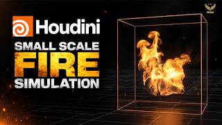Realistic Small scale fire simulation  | Houdini Tutorial |
