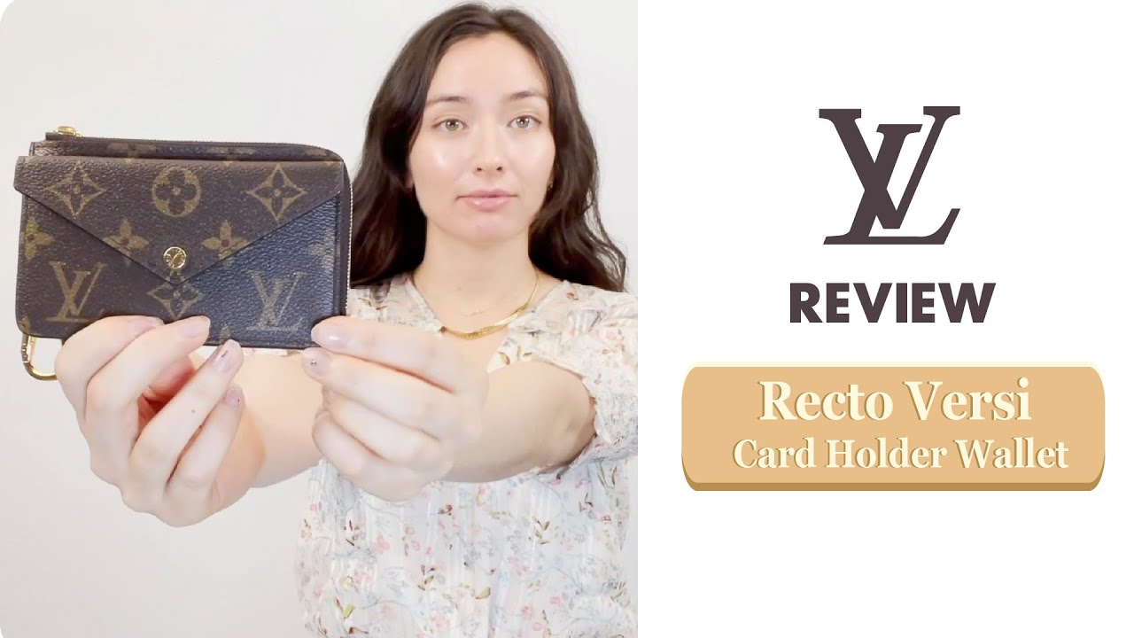 Review  Louis Vuitton Recto Versi Card Holder Wallet 