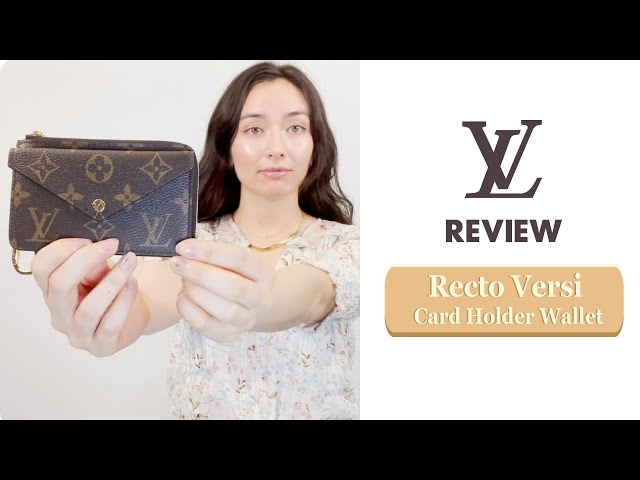 LOUIS VUITTON RECTO VERSO WALLET WEAR & TEAR REVIEW