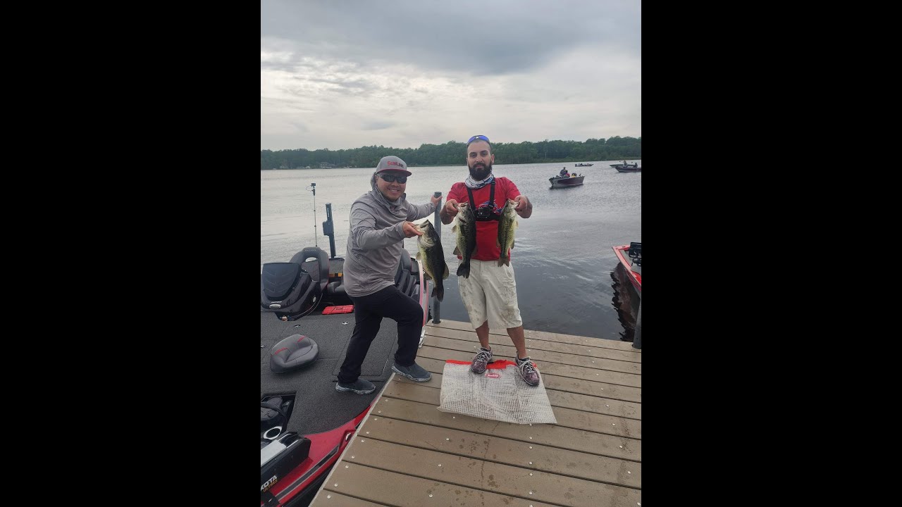 1st Bass Fishing Tournament of 2024 Long Lake Wisconsin #MiniBassTournamentMilwaukee