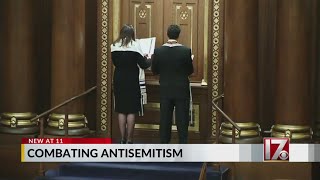 Triangle groups work to combat Anti-Semitism