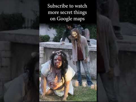 Is this a zombie invasion? | Real zombies on google maps | zombies in cemetery 2021 #shorts