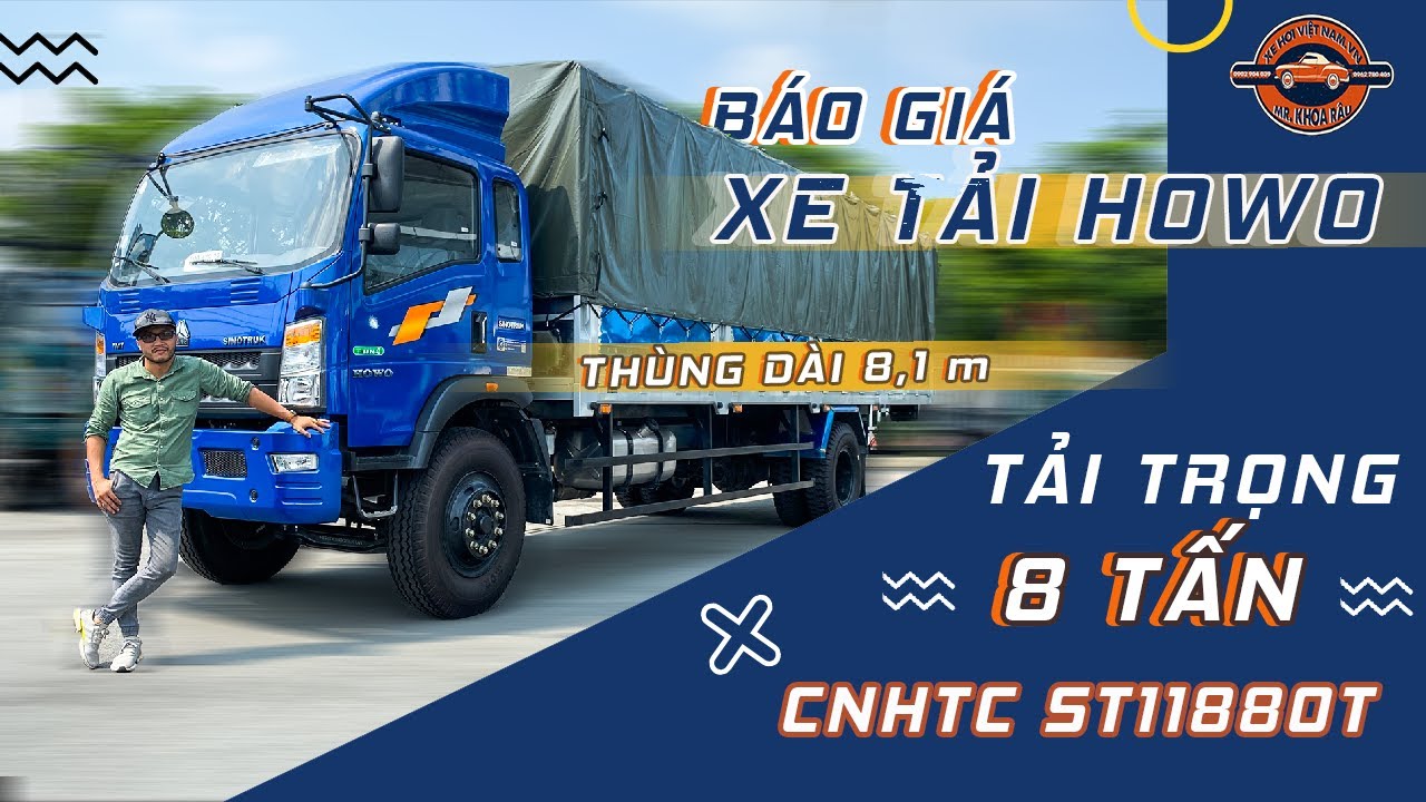 Xe tải thùng TMT 7 tấn thùng chassis dài 8 mét  1 cầu