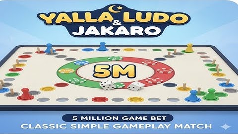 Yalla ludo 5 million classic simple gameplay match | 5m game bet yalla ludo and jakaro