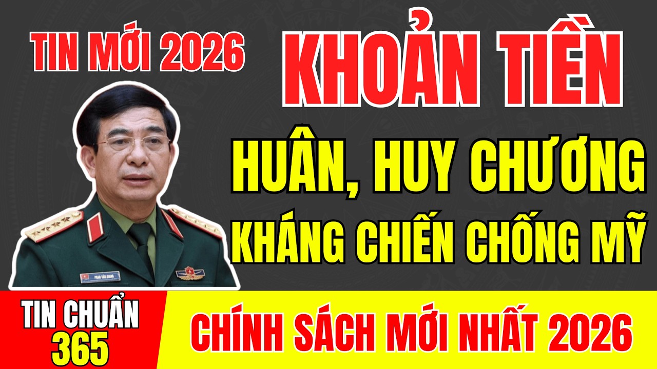 TIN MỚI 2026: CÓ HUÂN, HUY CHƯƠNG KHÁNG CHIẾN CHỐNG MỸ:NHIỀU BÁC ĐANG BỎ SÓT KHOẢN TRỢ CẤP NÀY #ccb