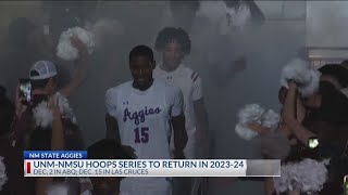 UNM, NMSU officially schedule games for 2023-24