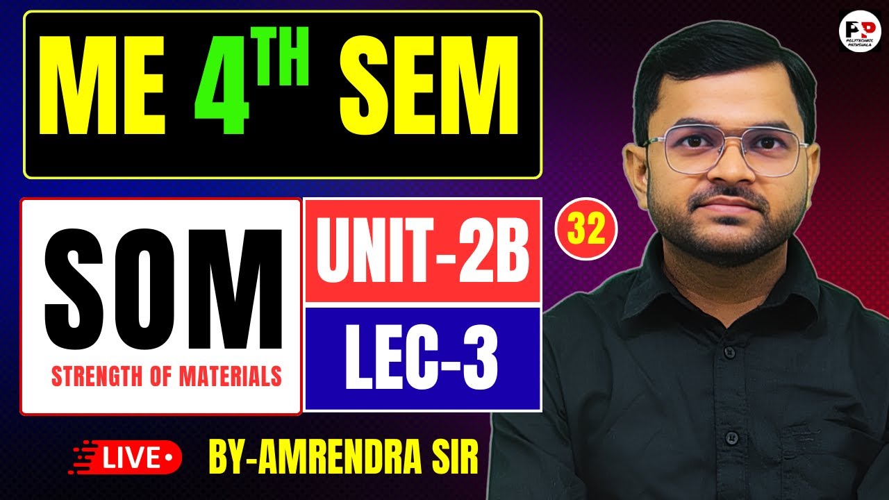 SOM II Lec-32 II ME 4TH Semester II Unit-2B Principal Stress ...
