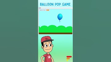 Create Balloon Pop Game | Scratch Coding for Kids (Hindi/Urdu) | #shorts #scratch #kids #hindi #urdu