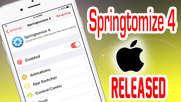 Springtomize 4 Cydia Tweak Review iOS 10: Profile feature Added Plus More