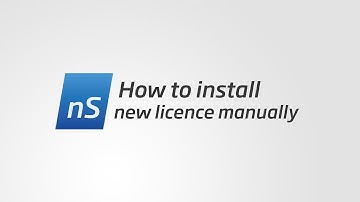 How to install the licence (xdat) manually