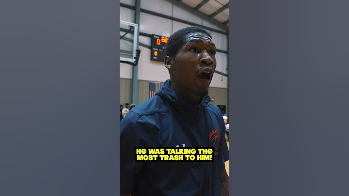 He Got Him Mad With All The Trash Talk!