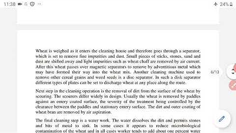 EPE5312 Class 21 Processing of Cereal Wheat Milling By Yogesh Chouhan