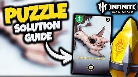 [Infinite Magicraid] Monster Nien Arrival Puzzle Solution
