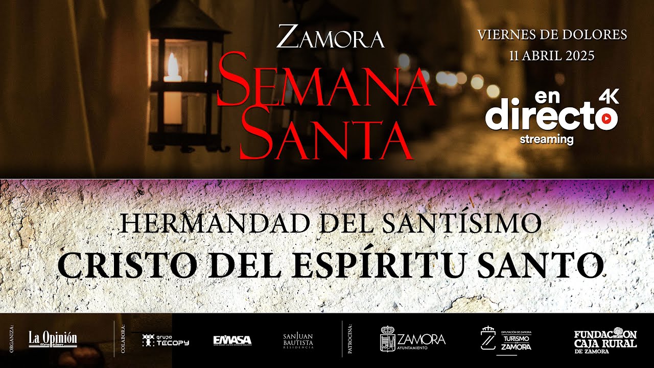 Procesión de la Hermandad del Santísimo Cristo del Espíritu Santo en Zamora