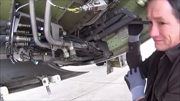 Opening Cowl and Thrust Reverser on Boeing 777 Engine GE90-90B
