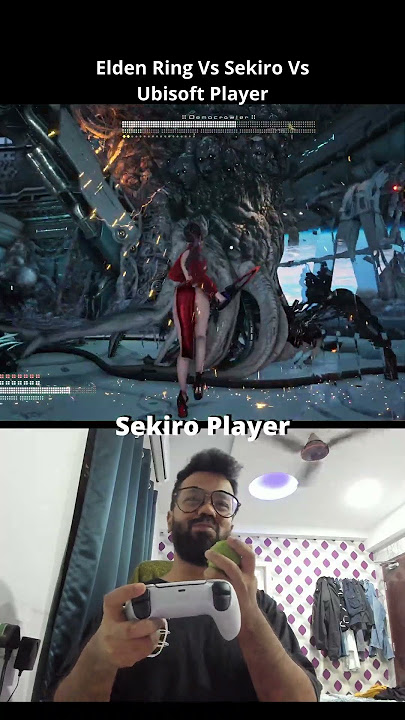 Stellar Blade But its elden ring vs sekiro vs ubisoft player 😥 #stellarblade #sekiro #expedition33