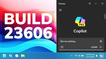 New Windows 11 Build 23606 – New Settings Changes, Windows Copilot AI and Fixes (Dev)