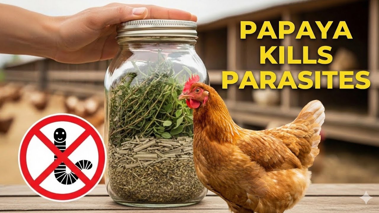 Накормите этим своих кур, и вы увидите, как исчезнут черви! 😲