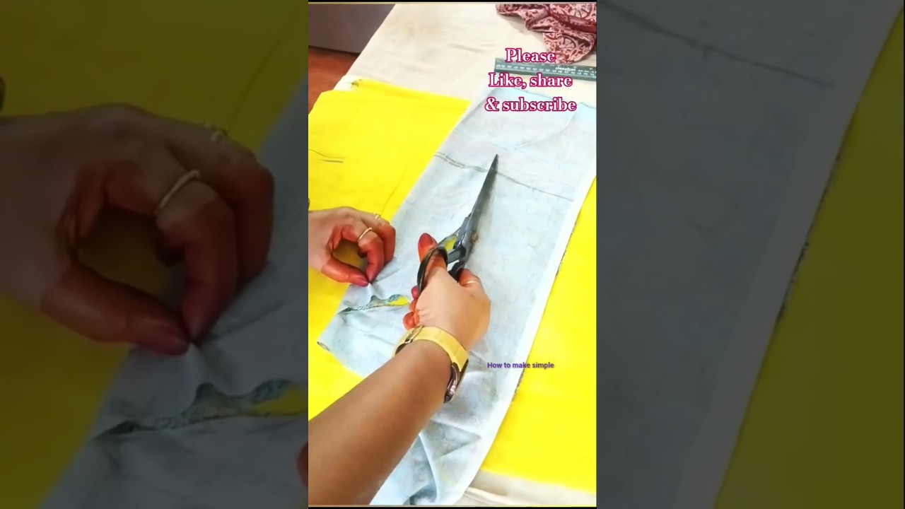 Blouse/ Dress Back Neck Design ideas #cutting #tips #neckdesign