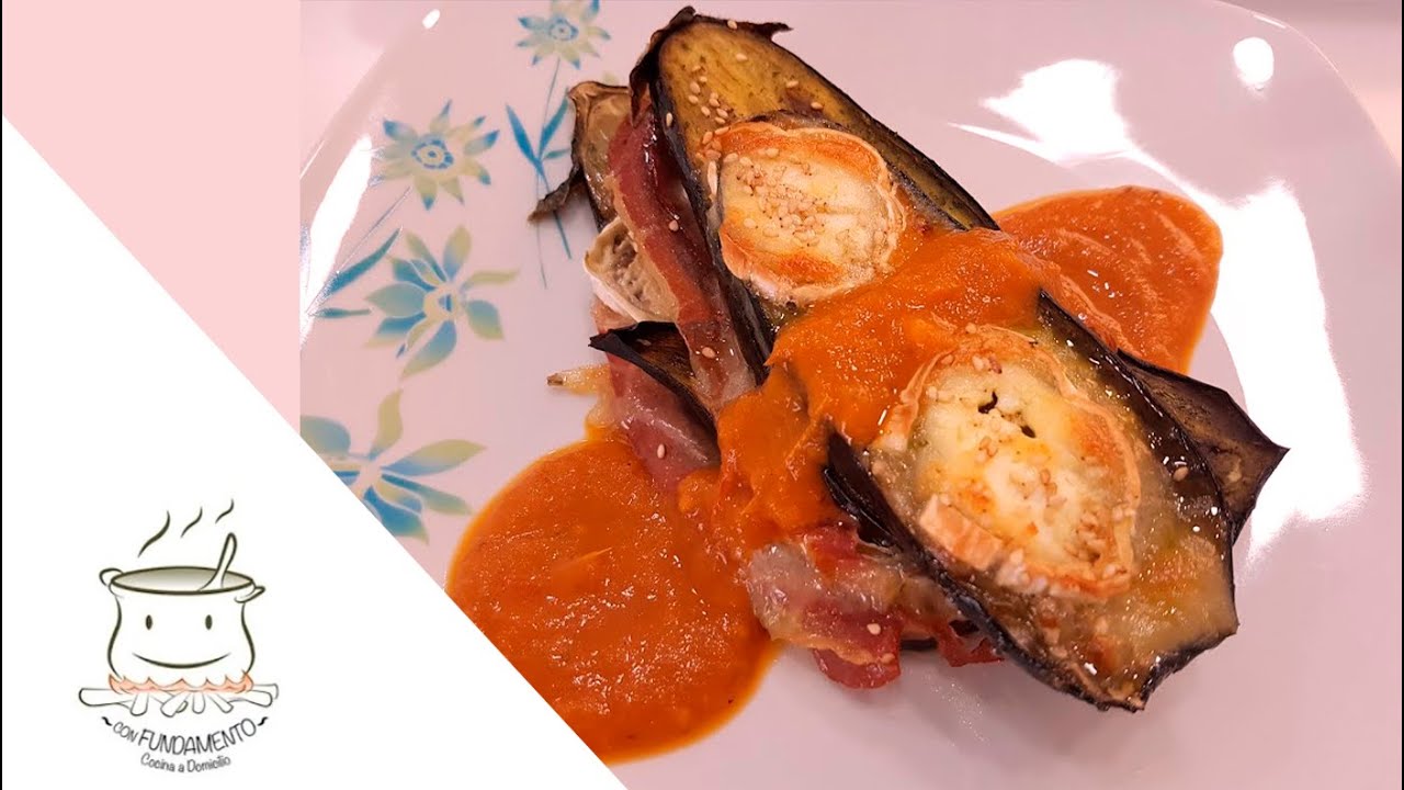 MILHOJAS DE BERENJERA, CON JAMÓN SERRANO Y QUESO - Casero y Sano, Con Fundamento
