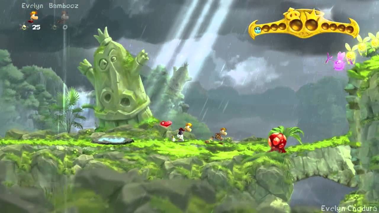 Rayman Legends - Terug naar Origins - Oerend oerwoud - Geisergesproei 