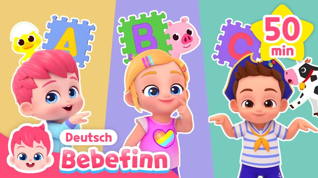 Brüll🦁 Quak🐤 Welches Tier ist das? | Mix | Tierlieder für Kinder | Bebefinn Deutsch - Kinderlieder