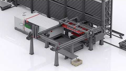 Bystronic Automation Laser: Flexible material flow (Japanese)