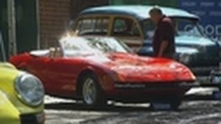 Wayne takes the 1972 ferrari spider out for a drive before auction.
more videos, visit
http://velocity.discovery.com/videos/chasing-classic-cars/