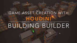 Game Asset Creation with Houdini & Houdini Engine - Procedural Buildings