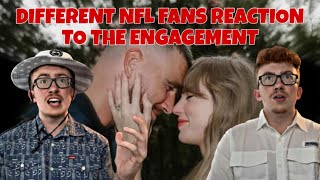 Different NFL Fans *REACTIONS* to the Travis Kelce and Taylor Swift engagement