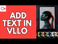 How to Add Text in VLLO 2026?
