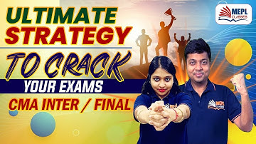 Ultimate Strategy💪To CRACK Your CMA Inter/Final July 23 EXAMS✍️| MEPL- Divya Agarwal