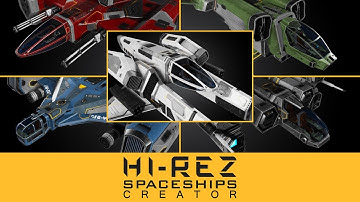 Hi-Rez Spaceships Creator - Fab - Unreal Engine - Blender