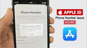 Could not connect to iCloud | Verification codes cannot be sent to this phoen number at this time