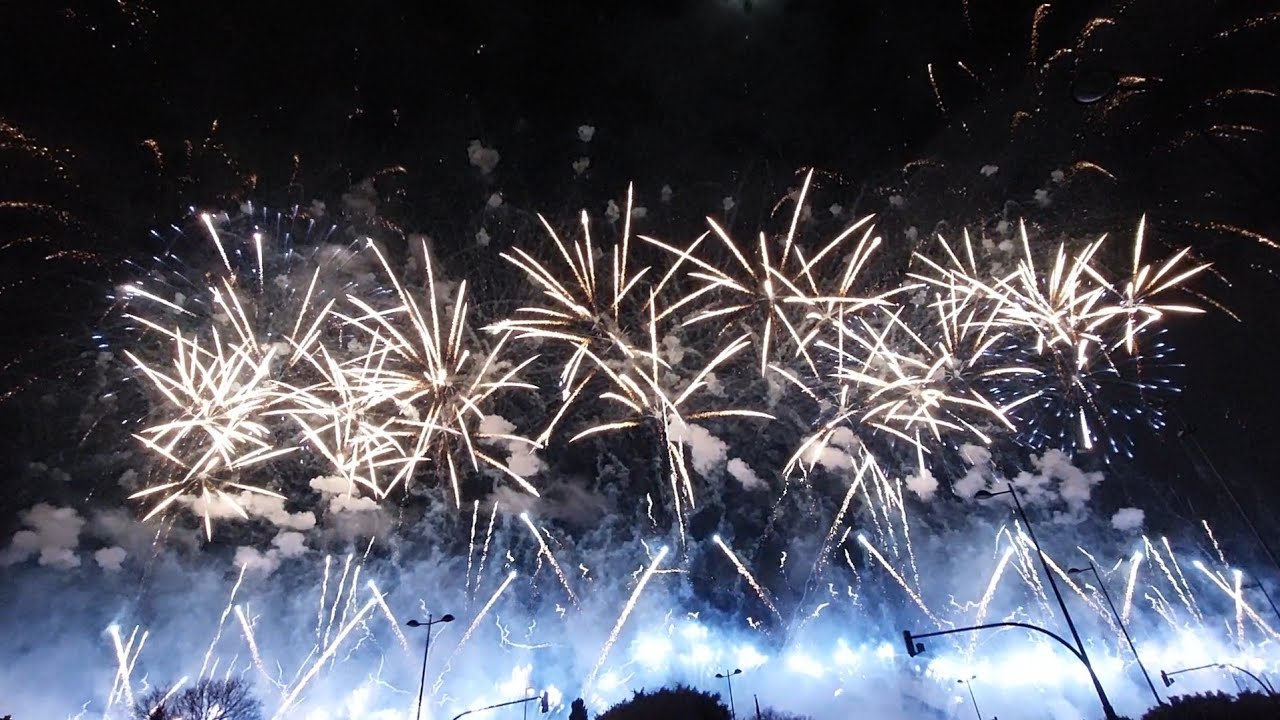 Fireworks New Year 2026 Valencia Pirotecnia Vulcano