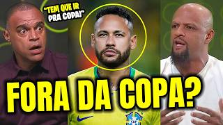 🚨 Does Neymar have a spot in the 2026 World Cup? Denilson and Felipe Melo speak out.