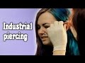 Индастриал ПРОКОЛ  ▌ Больно или нет?  ▌ Industrial piercing