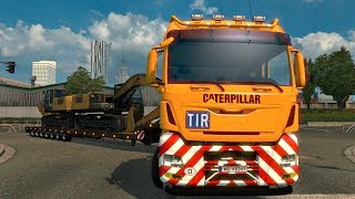MAN TGX Euro 6 | Transporting Two Excavators in Poland | Overweight screenshot 5