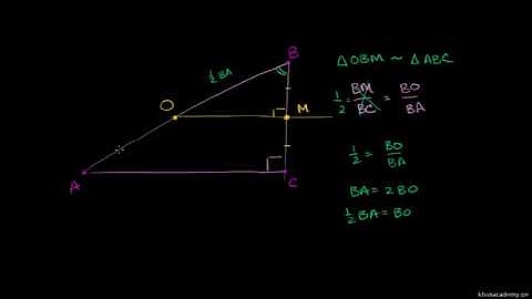 Circumcenter of a right triangle