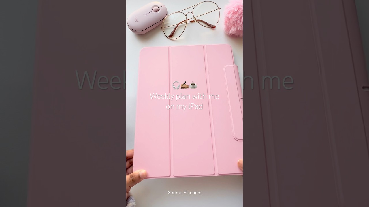 🎧✍🏽☕️ Weekly plan with me on my iPad 
