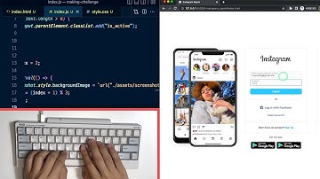 [ASMR Programming] Instagram Login Page - No Talking